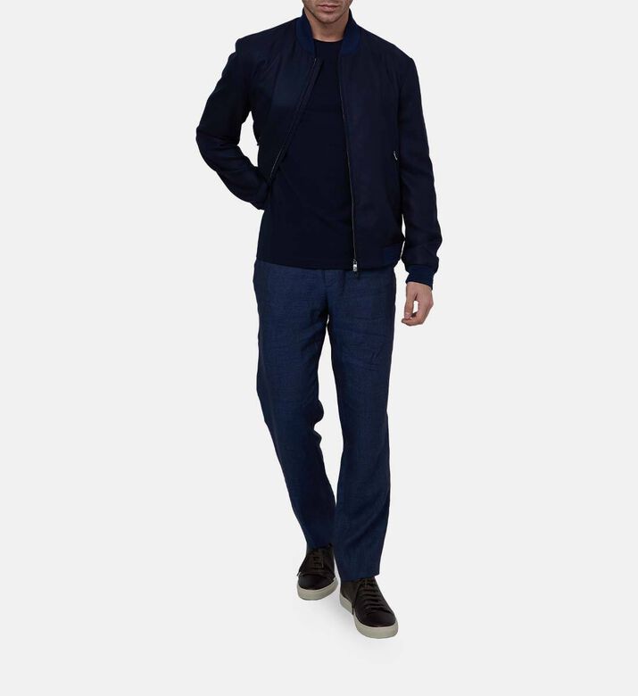 تيشيرت بمزيج قطن سادة