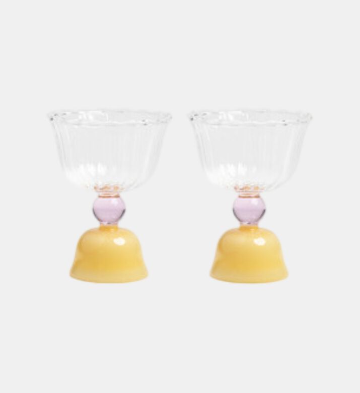Tulip Design Glasses Set-2