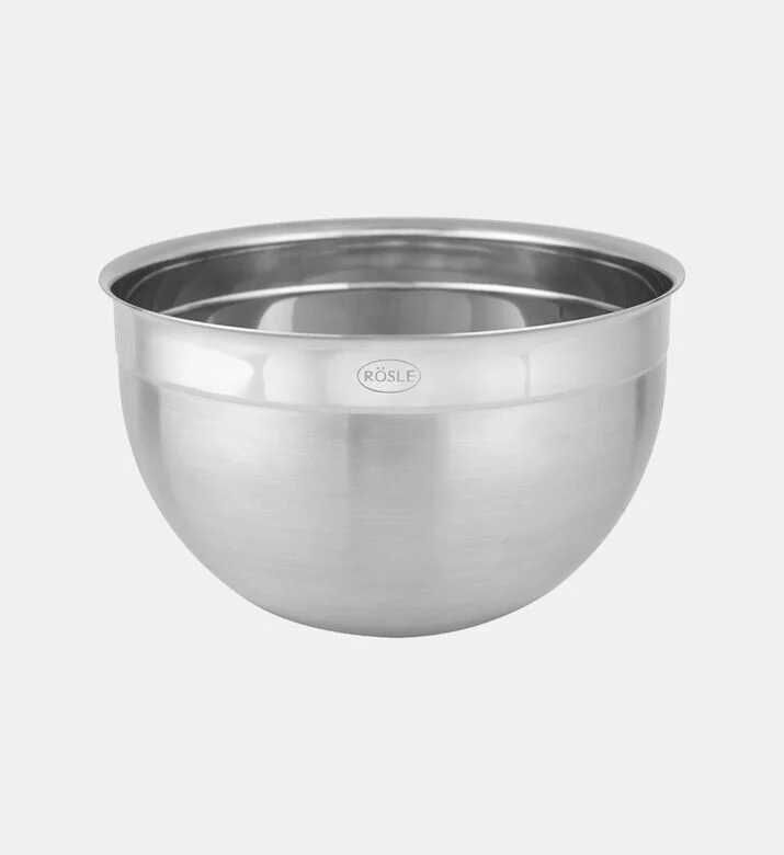 Rosle Glass Lid Deep Bowl, Silver, 8-cm, Packshot View