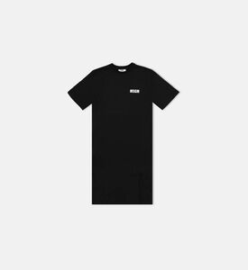 Pull-on Cotton Jersey T-shirt Dress