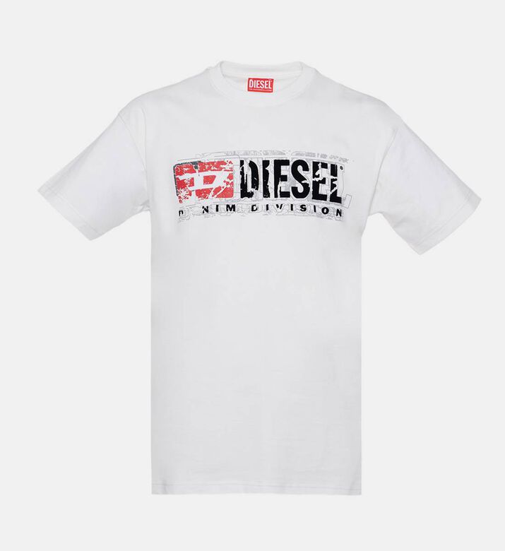 Diesel Logo-print Straight Hem T-shirt, Packshot View