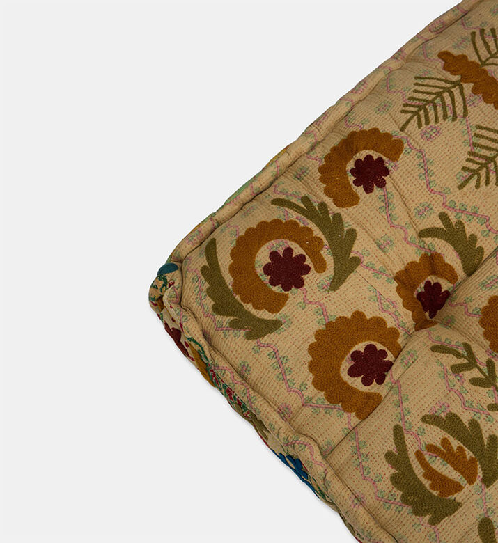 Home Deco and More Poni Embroidered Futon Mattress, Beige, Packshot View