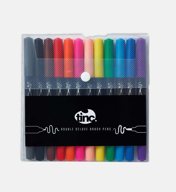 Double-ended Brush Marker Pen Set