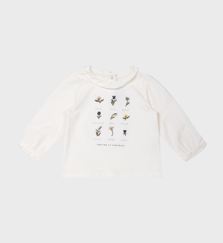 Baby Jardin Dhiver Cotton Floral Top