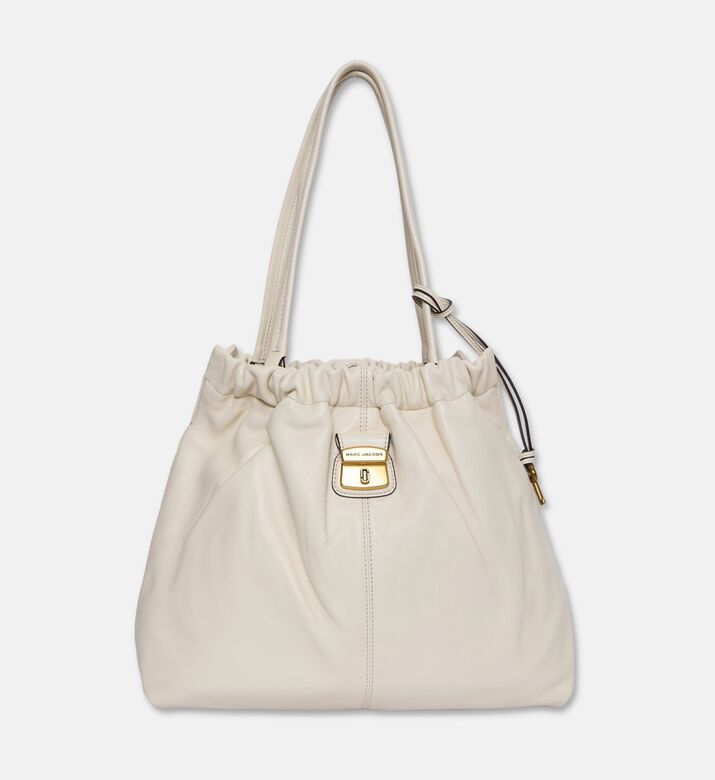 Marc Jacobs Lamb Leather Top Handle Tote Bag, Ivory, Packshot View