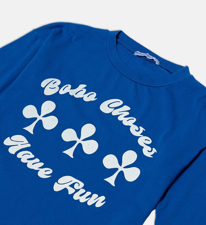 Bobo Choses Logo Club-suit Print Long-sleeve T-shirt, Packshot View