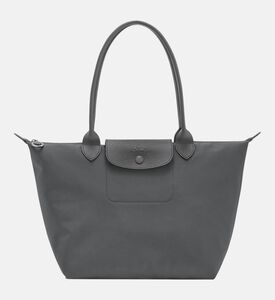 Longchamp Medium Top-handle Tote Bag, Anthracite, Packshot View