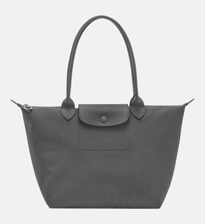 Longchamp Medium Top-handle Tote Bag, Anthracite, Packshot View