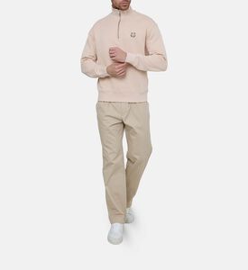 Fox Head Logo High Collar Sweatshirt