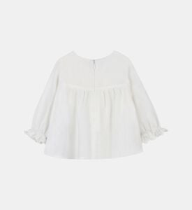 Embroidered Ruffled Layers Blouse Embroidered Ruffled Layers Blouse