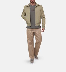 High-neck Zipper Closure Jacket