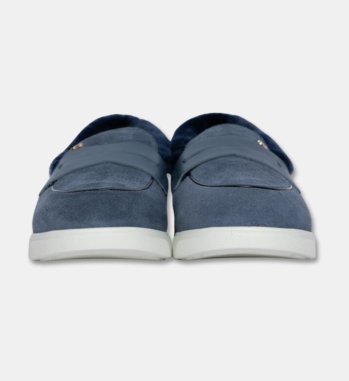 Baldinini Shoes Loafers Fur, Blue, Eu-36, Packshot View