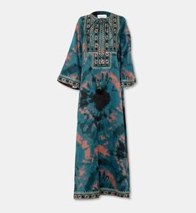 Moonlight Embroidered Tie-dye Kimono, Packshot View