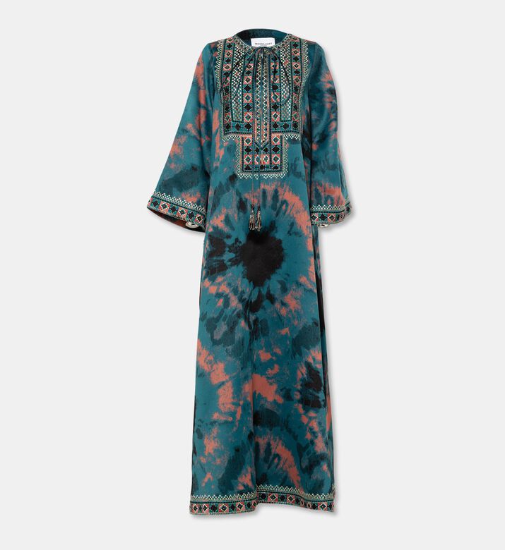 Moonlight Embroidered Tie-dye Kimono, Packshot View