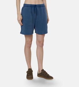 Isabel Marant Cotton Drawstring Shorts, Indigo, 40, Model View