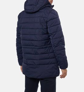 Hackett London Puffy Long-sleeve Hooded Jacket, Model View