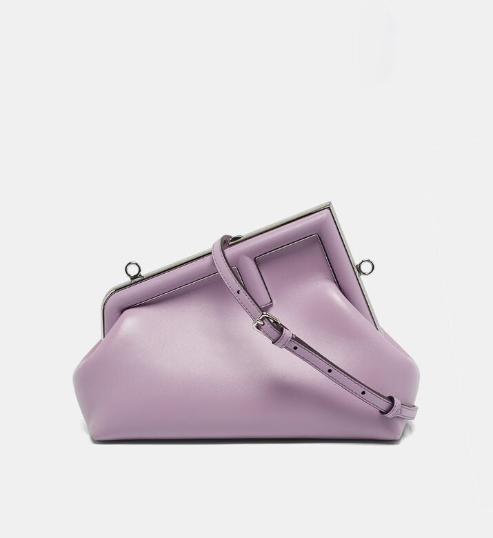Fendi Preowned Fendi Lilac Small Fendi First Clutch Bag, Packshot View