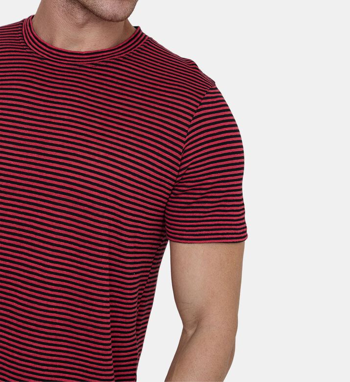 Leon Linen Stripped T-shirt