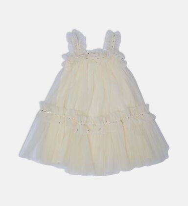Sleeveless Square Flared Dress