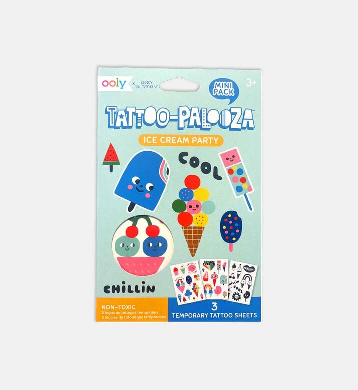 Ooly Tattoo Ice Cream Party, Packshot View