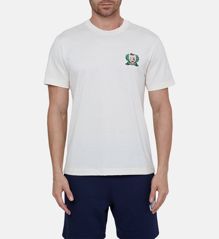 French Made Embroidered Badge T-shirt