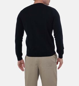 Knit Fox-embroidery Long-sleeve Sweater Knit Fox-embroidery Long-sleeve Sweater