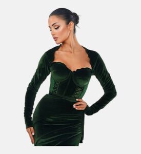 Velvet Off-shoulder Maxi Gown