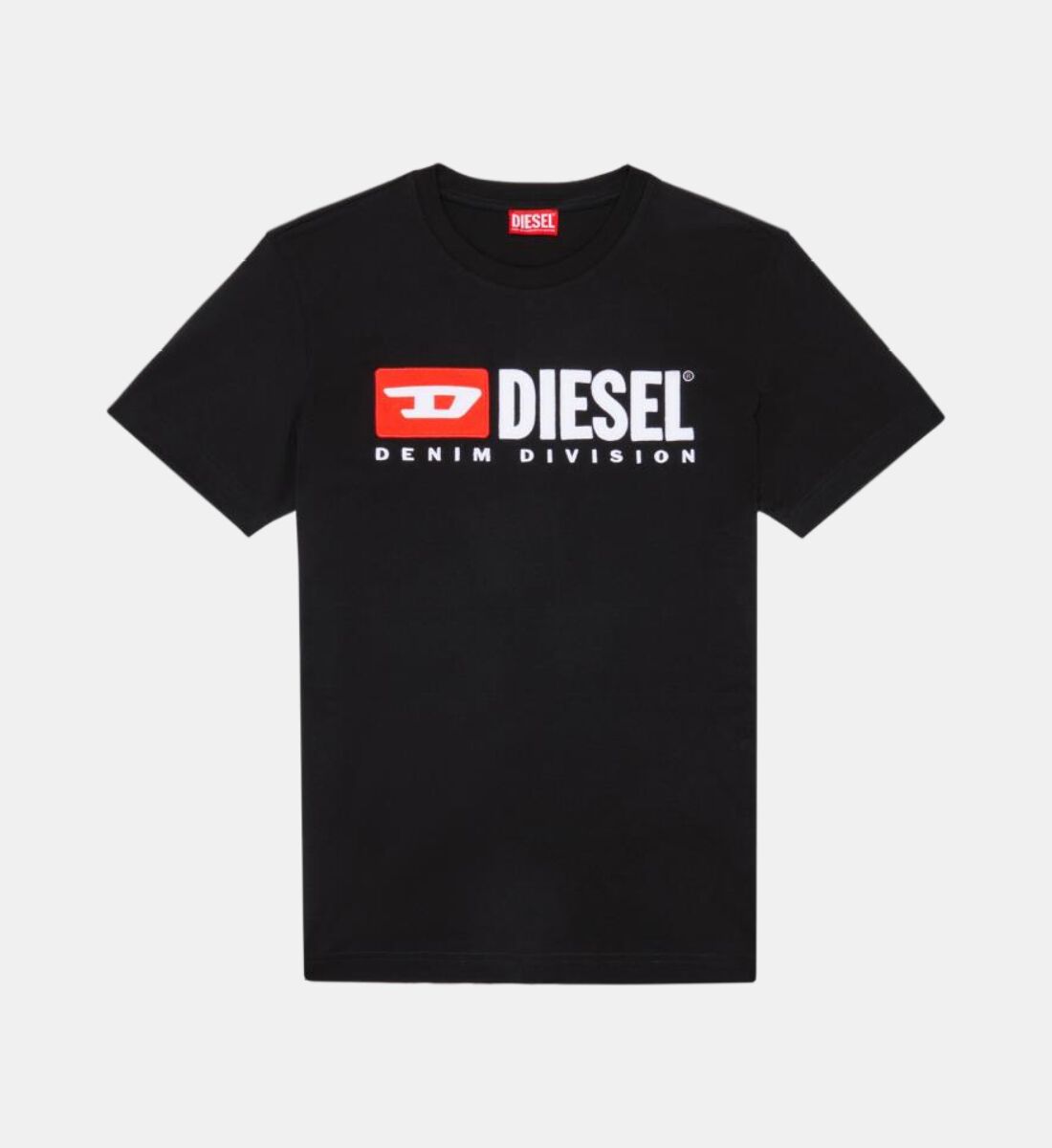 Diesel Slim Fit Fleece Logo T shirt T Shirts Galeries
