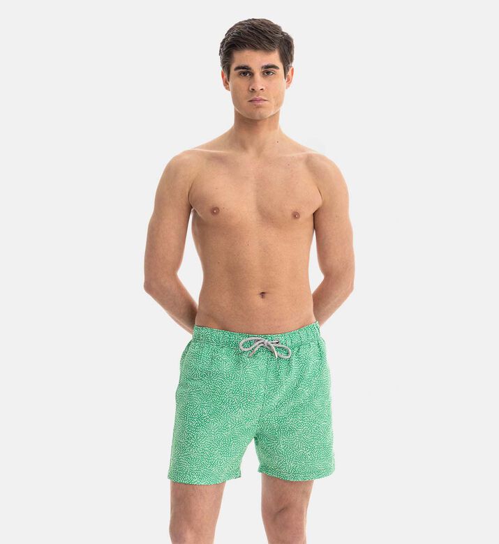 Green Spiral Swim Shorts Green Spiral Swim Shorts