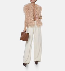 Forte-Forte Fuzzy Sleeveless Gilet, Model View