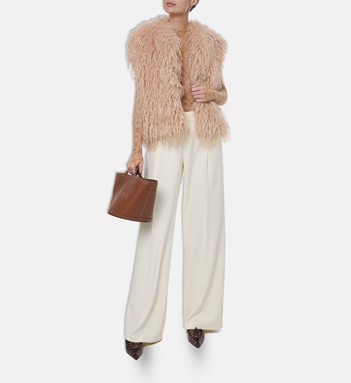 Forte-Forte Fuzzy Sleeveless Gilet, Model View