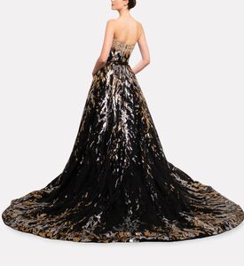 Michael Cinco Long Dress, Model View