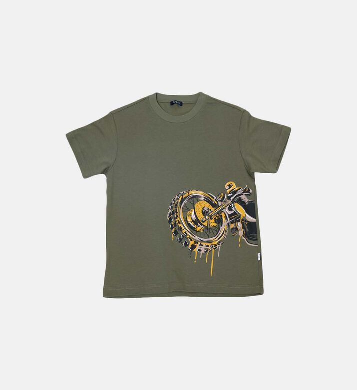 Kids Graphic-print Cotton T-shirt