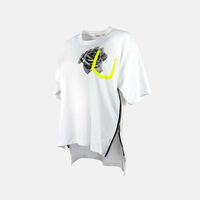 Industrial Pocket Flower Print Cotton T-shirt