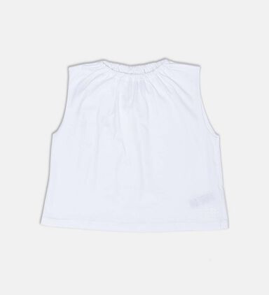 Cotton Jersey Sleeveless Top