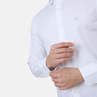 Essential Texture Long Sleeve Cotton Shirt