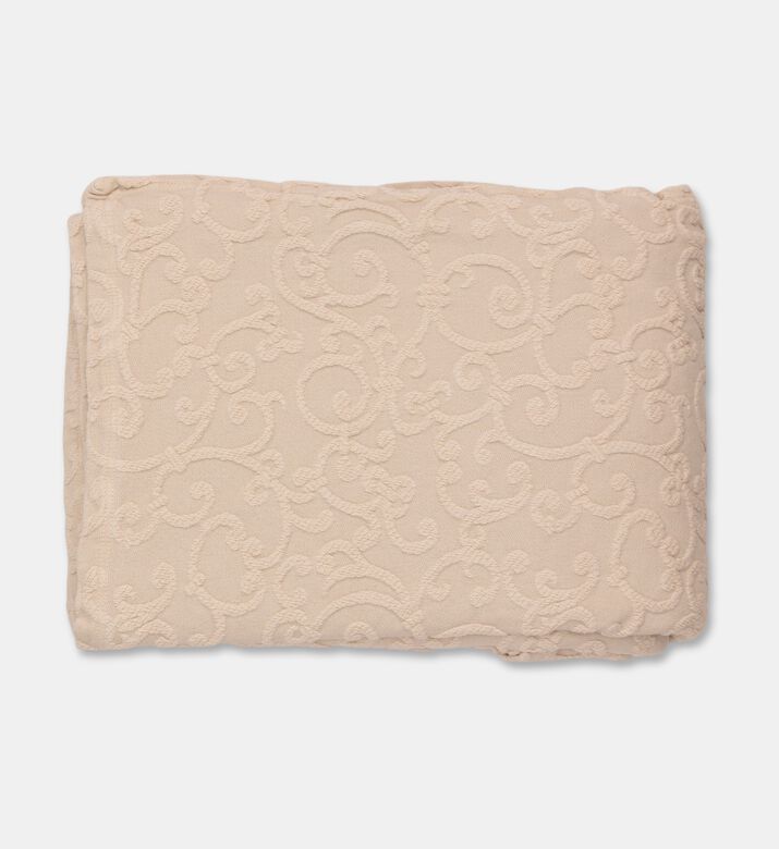 Philipp Plein Rectangular Shape Bed Cover, Beige, 270x260-cm, Packshot View