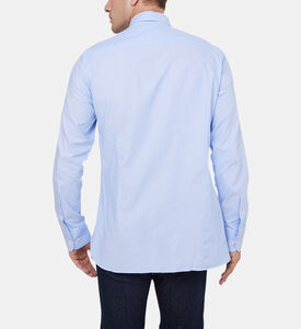 قميص بياقة بنسيج أساسي