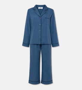 Galeries Lafayette Contrast Piping Frames Pajama Set, Packshot View