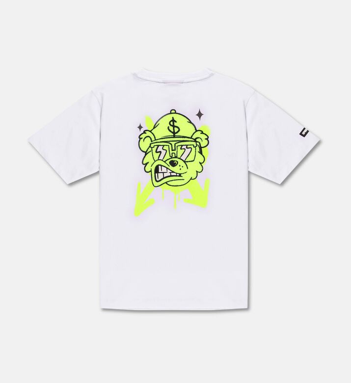Sprayground Ts Graffiti, White, 8y, Packshot View