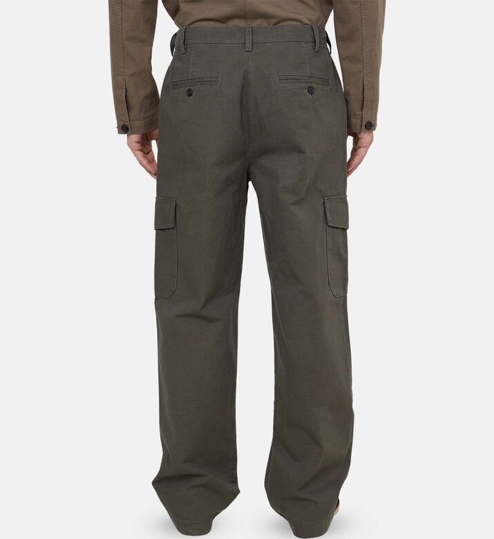 بنطال كارجو غير رسمي واسع الساقين