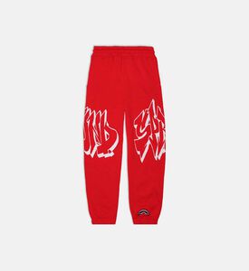 Sprayground Pant Graffiti, Red, 16y, Packshot View