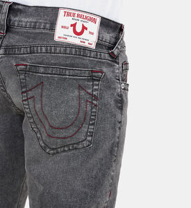 Washed Straight-cut Denim Pants Washed Straight-cut Denim Pants