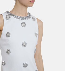 فستان قصير مزخرف