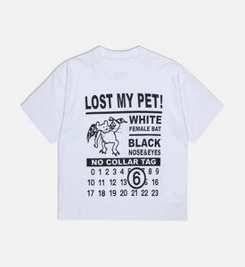 تيشيرت قصير الأكمام بطبعة غرافيكية