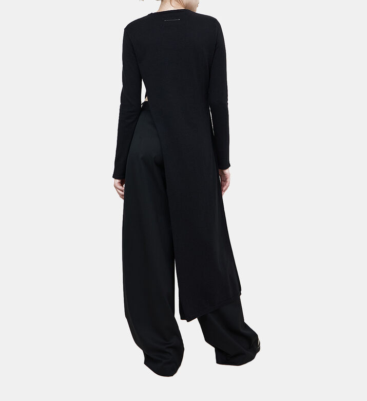 Black Asymmetrical Long Dress Black Asymmetrical Long Dress