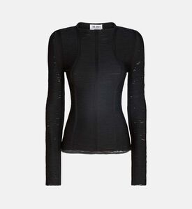 Ribbed Long-sleeve Sweater Ribbed Long-sleeve Sweater