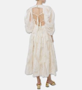 Anouki All-over Swirl Maxi Dress, Model View