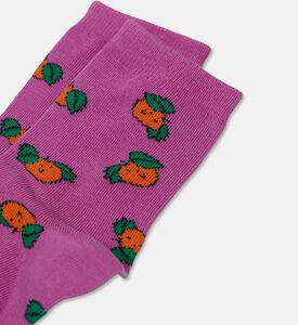 Bobo Choses Fruit Pattern Socks, Packshot View