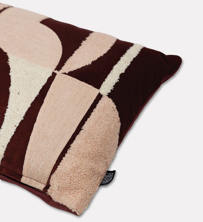 Home Deco and More Avery Boucle Chain Stitch-embroidery Cushion, Packshot View